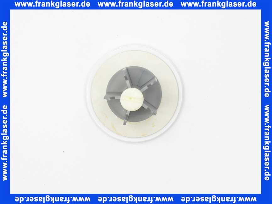 Excenterstopfen MS Universal 11/4 Zoll mit 64mm Durchmesser Abdeckplatte weiß 101501