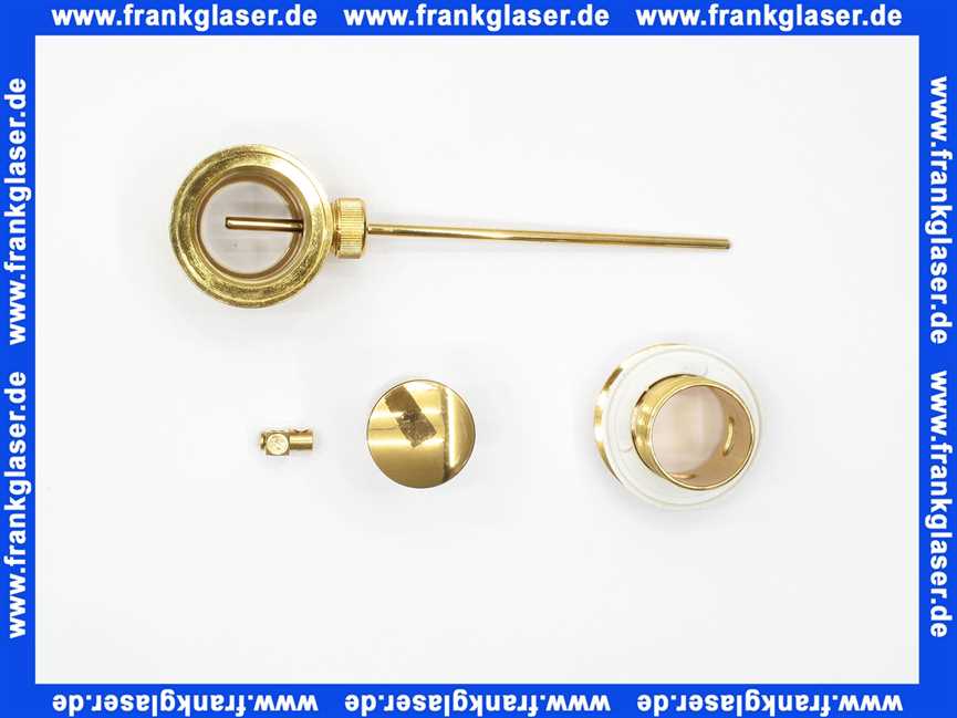 Excentergarnitur 1 1/4 MS vergoldet 101624