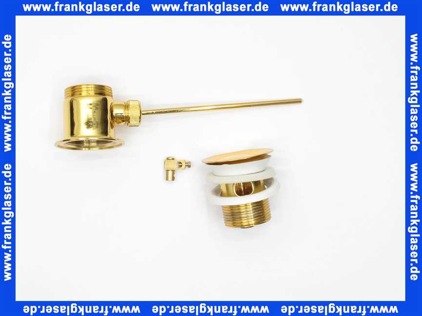 Excentergarnitur 1 1/4 MS vergoldet 101624