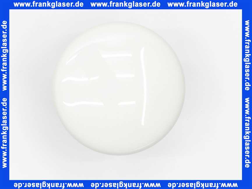 Excenterstopfen Universal 11/4 Zoll Platte mit 65mm Durchmesser Keramik alpinweiß 107878