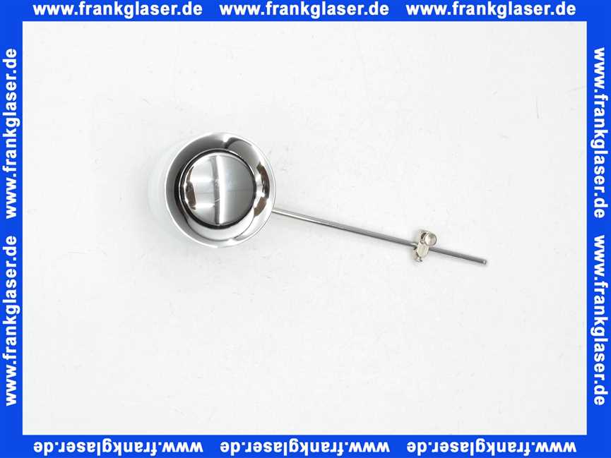 Excentergarnitur 1 1/4 x Dm 63 mm Messing matt verchromt Kunststoffstopfen 108647