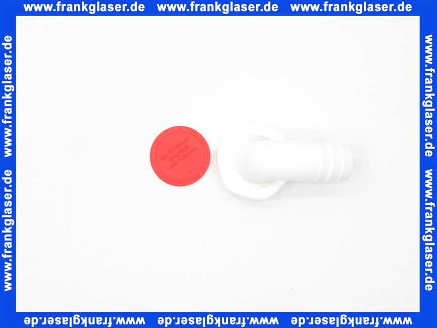 Schlauchanschlussset 90 Grad PP weiß IG 1 Zoll Überwurf 19-22 mm Stutzen 111678
