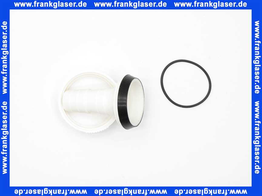 Schlauchanschlussset Gerade PP weiß IG 1 1/2 Zoll Überwurf 19-22 mm Stutzen 111708