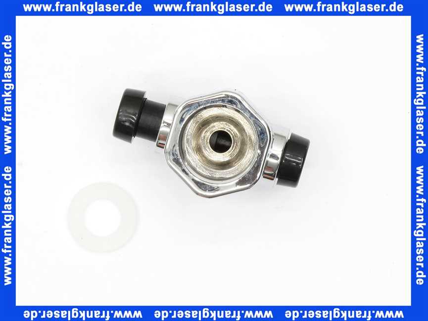 Duschstop 1/2 Kunststoff verchromt zum Anschluss zwischen Brause und Schlauch