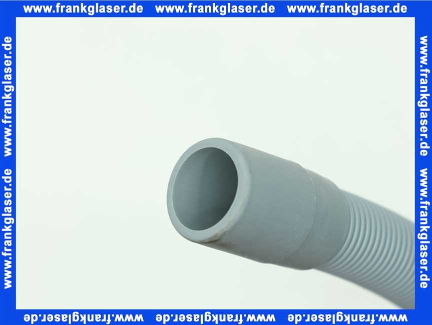 ASW 126449 Waschmaschinenablaufschläuche grau 3,50 Meter