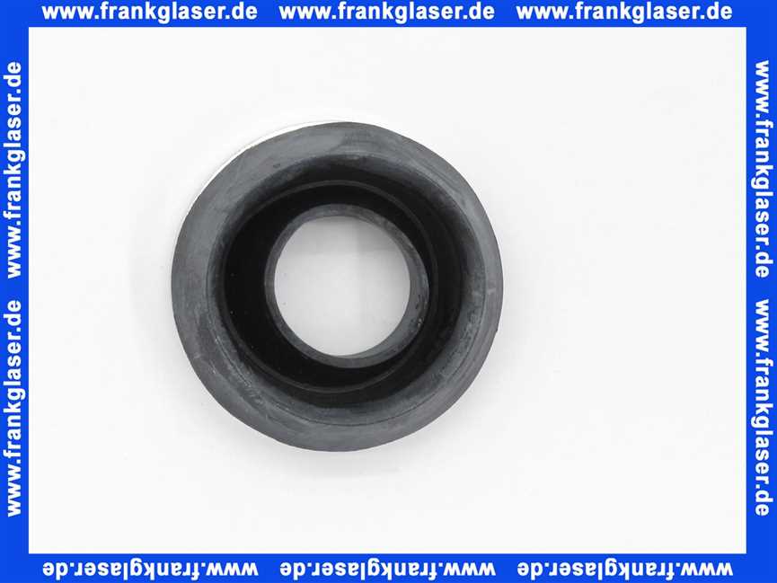 Mület® Trumpf® Stedo® WC-Verbinder für WC D=48mm für Druckspülrohr 28-32mm mit Rosette schwarz ASW 170017