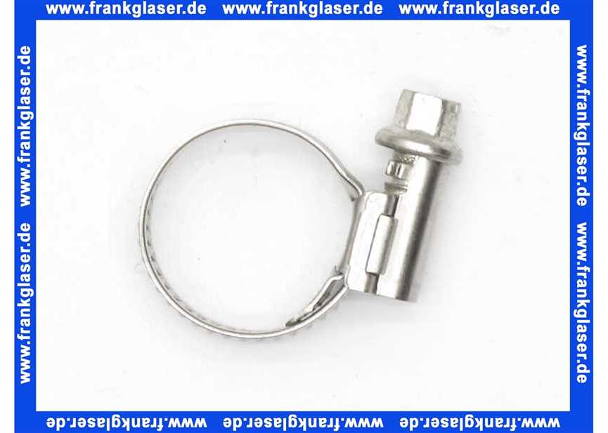 Schlauchschellen W4 Edelstahl Band 9 mm 12- 20 mm 1/2 170020