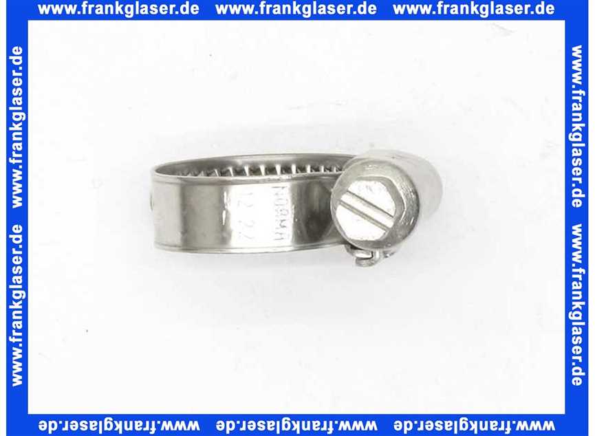 Schlauchschellen W4 Edelstahl Band 9 mm 12- 20 mm 1/2 170020