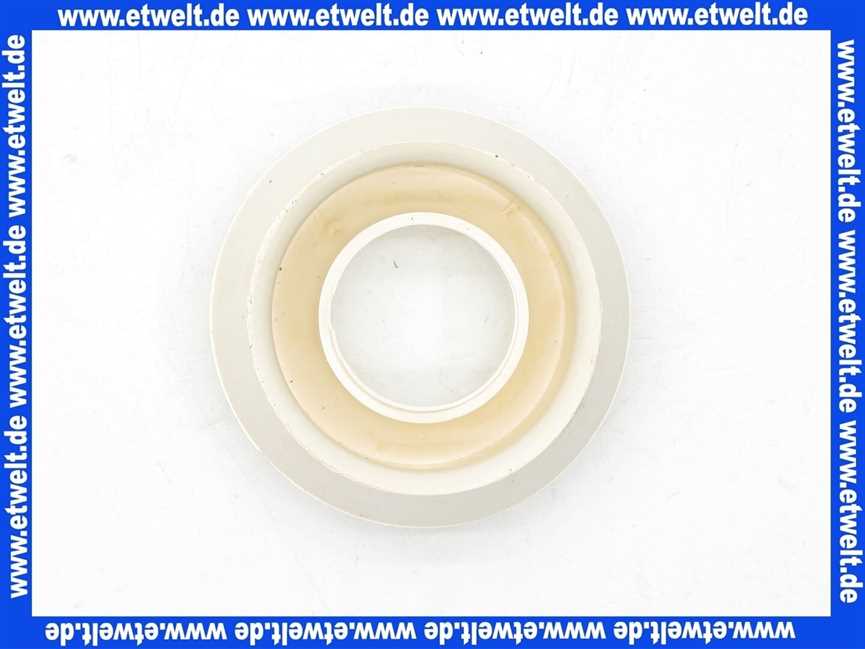 Spülro0hrverbinder WC-Verbinder für WC D=48mm für Druckspülrohr 28-32mm weiß ASW 170024