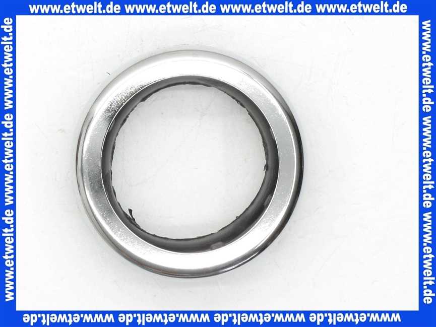 Spülrohrverbinder WC-Verbinder für WC D=55mm für Spülkasten Spülrohr 45mm mit Rosette verchromt ASW 170161