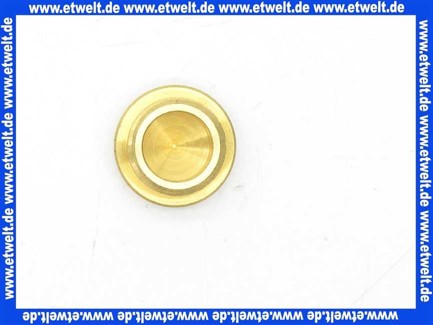 Stopfen Vierkant Messing roh 3/8 803038