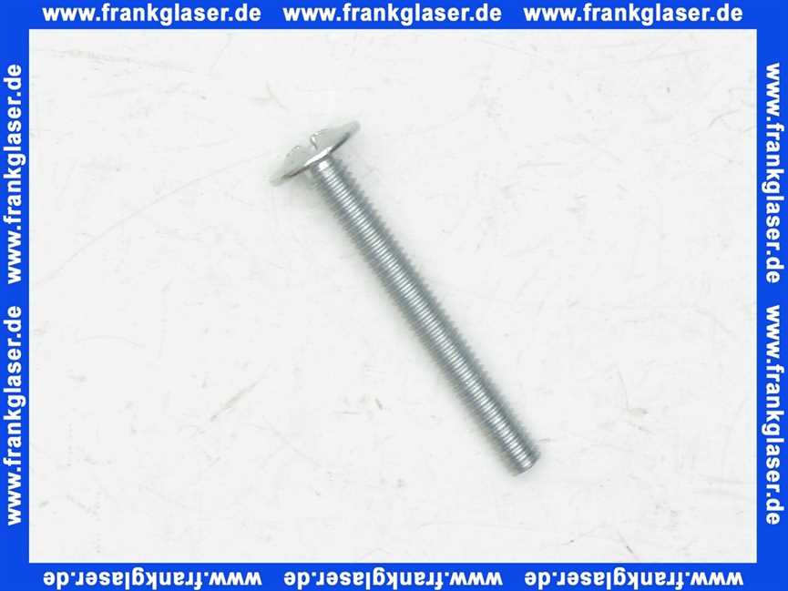 Möbel Griffschraube mit Kombischlitz Stahl verzinkt M4 x 32,5 1 Stück