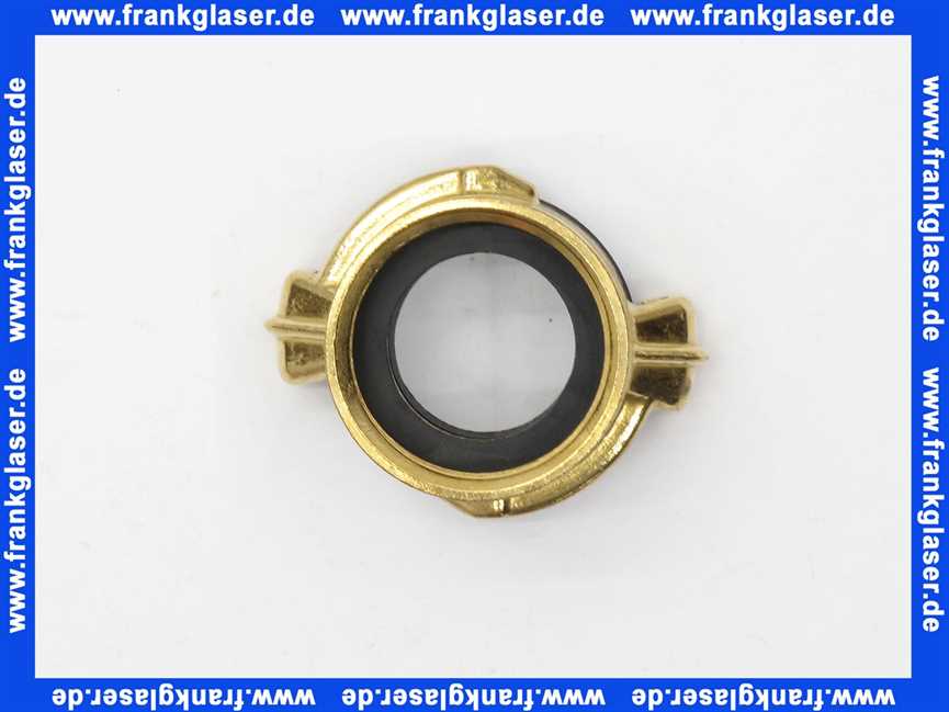 Schlauchkupplung Gewindestück G1 Zoll Innengewinde mit Flachdichtung Messing schwarze NBR Formdichtung Schnellkupplung Klauenkupplung