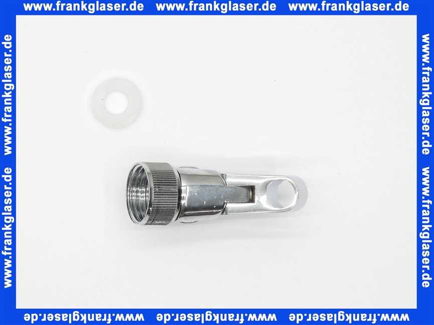 Gelenkstück für Handbrausen 1/2 Zoll Gelenk Brausegelenk Zamak verchromt