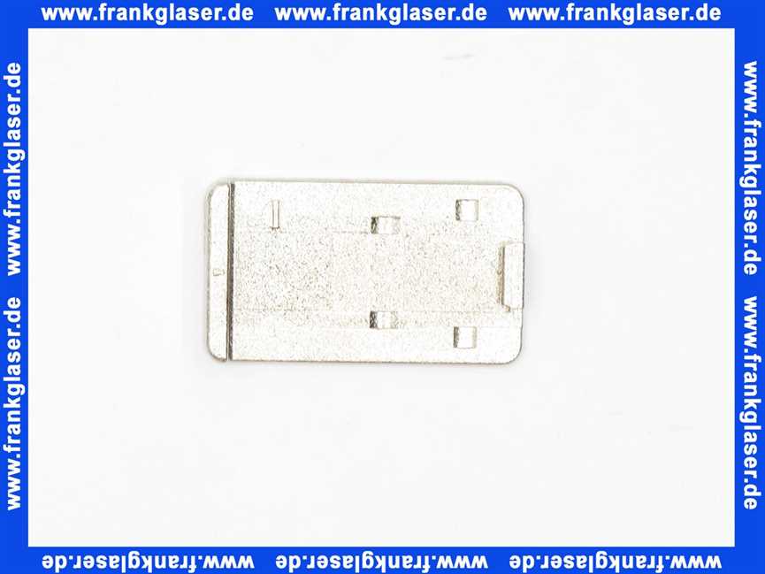 Salice Klebe Montageplatte für Spiegeltüren (ohne Kleber)