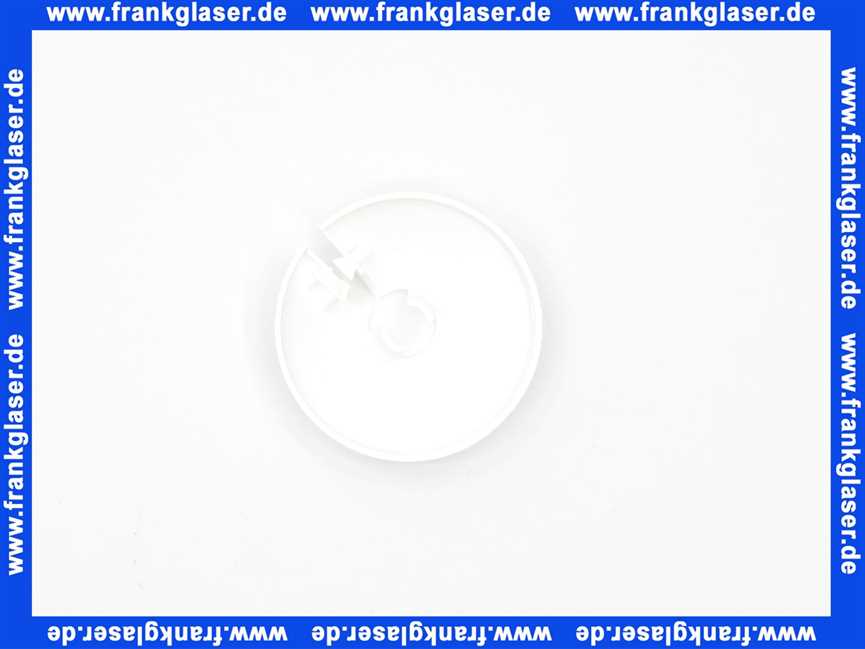 Flamco Rosette RV 1/8-10mm weiß, Kunststoff 12410