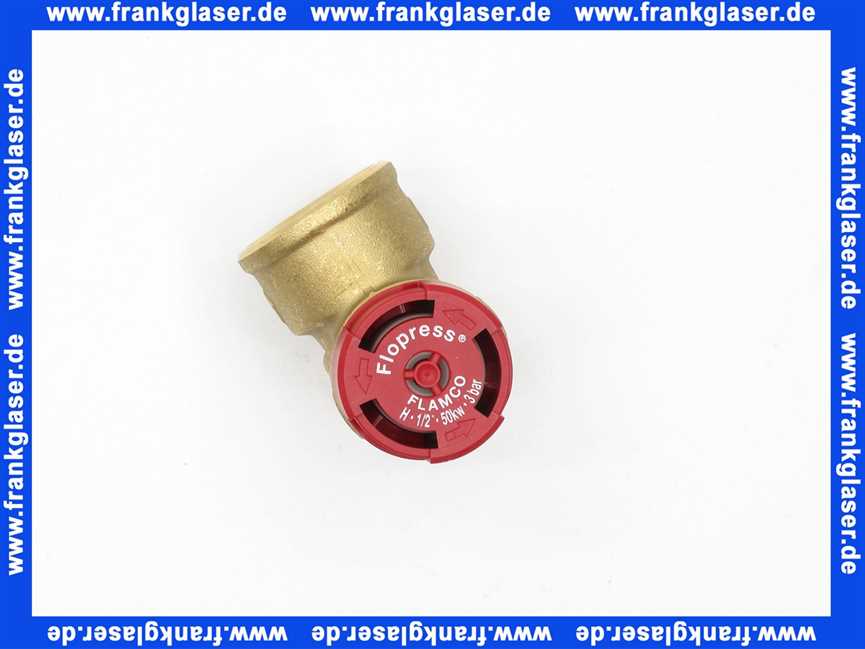 Flamco Sicherheitsventil Flopress 3 bar Rp1/2 für Heizung 27001