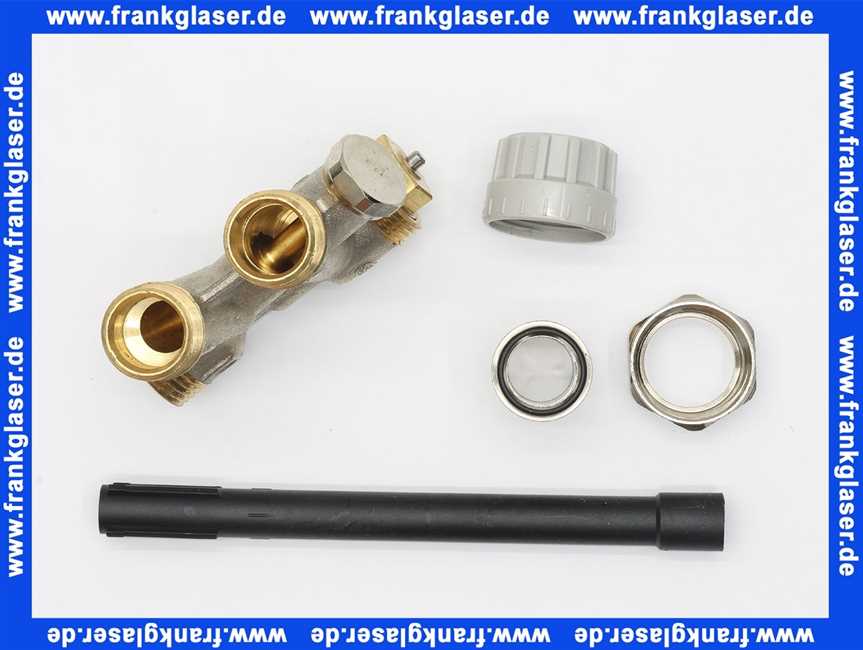Flamco 4-Wegeventil Lanzenventil 920 M28x1,5, 1/2 - M22, für Zweirohrsysteme C920022