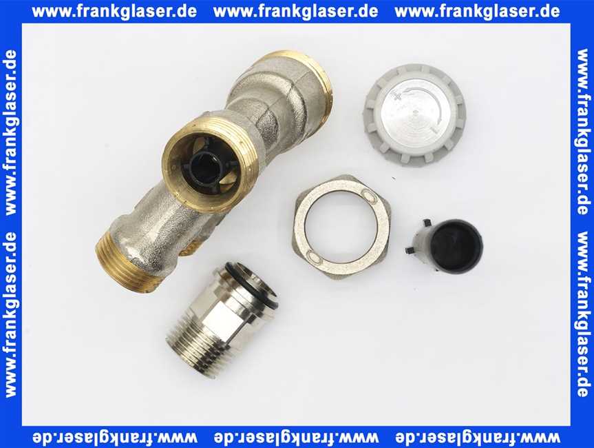 Flamco 4-Wegeventil Lanzenventil 920 M28x1,5, 1/2 - M22, für Zweirohrsysteme C920022