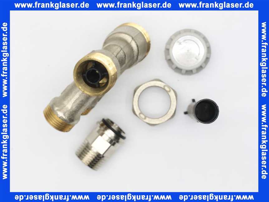 Flamco 4-Wegeventil Lanzenventil 920 M28x1,5, 1/2 - M22, für Zweirohrsysteme C920022