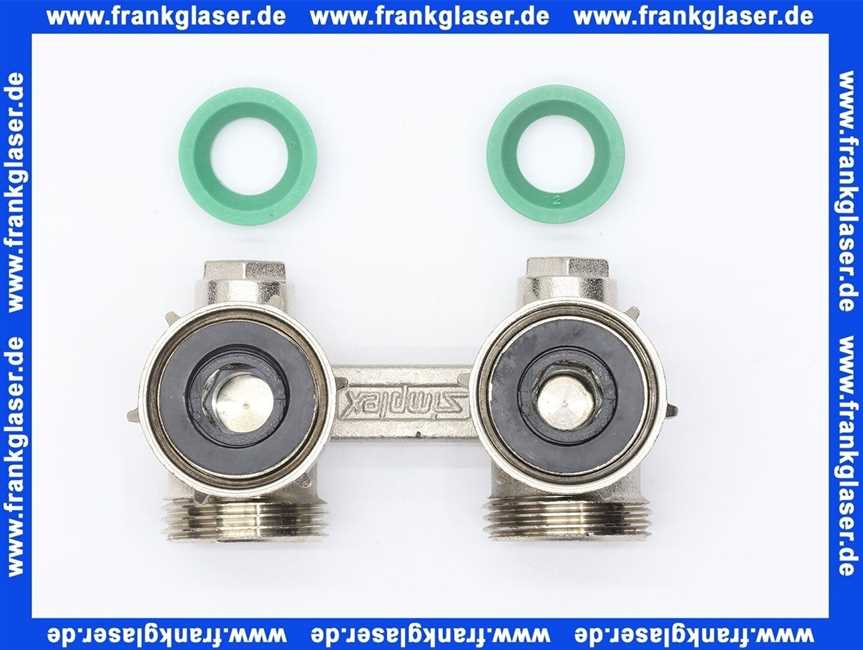 Flamco Hahnblock EXCLUSIV Eck E2/50 G3/4i x G3/4a MS vern. m. Konus F10016