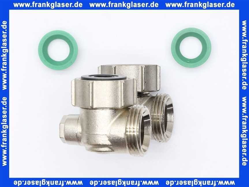 Flamco Hahnblock EXCLUSIV Eck E2/50 G3/4i x G3/4a MS vern. m. Konus F10016