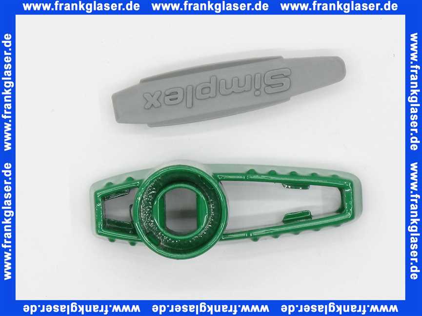 Flamco Flügelgriff f. KFE-Kugelhahn DN15 Zinkdruckguss grün F10174