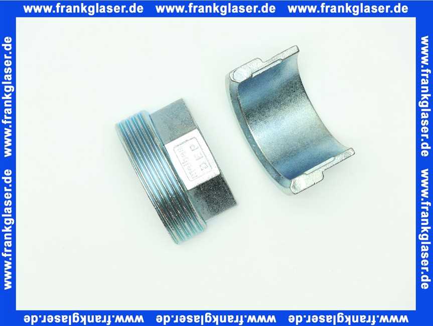 Flamco Halbschalenverschr. 33,7x1 1/2 Satz 1 1/2 Ag X 34,8 Mm M90180.1