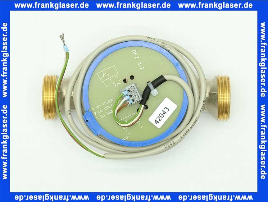 Flamco Messkapsel kpl. Baulänge 130 mm Adapterleiterplatte mit Hallsensor ME-10576.3