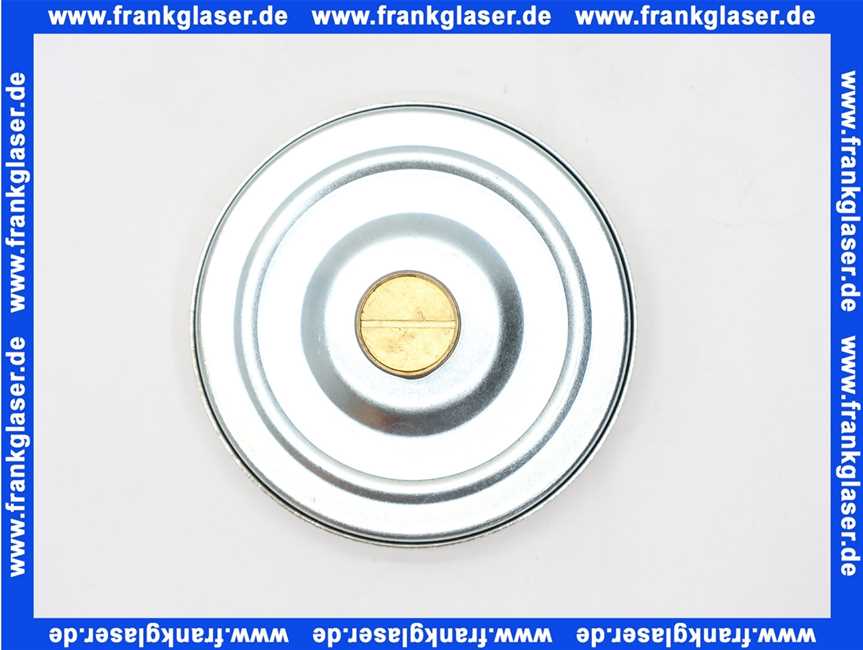 Flamco Thermometer zentrisch Rot -Neutral- D=63mm, 20-130 Grad C ME-58071.020