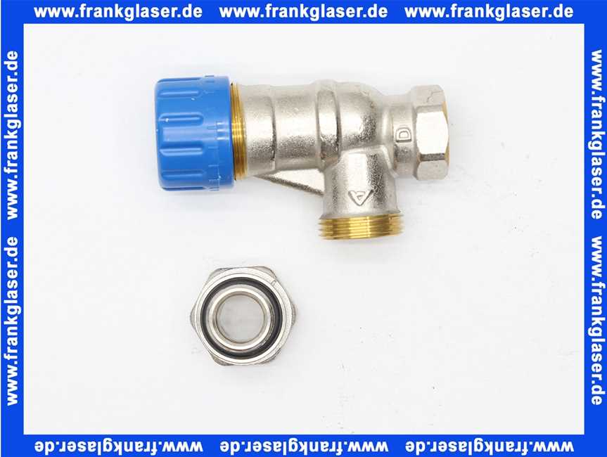 Flamco Thermostatventil AutoSar Eck DN15 1/2, M30, selbstabgleichend R864404B