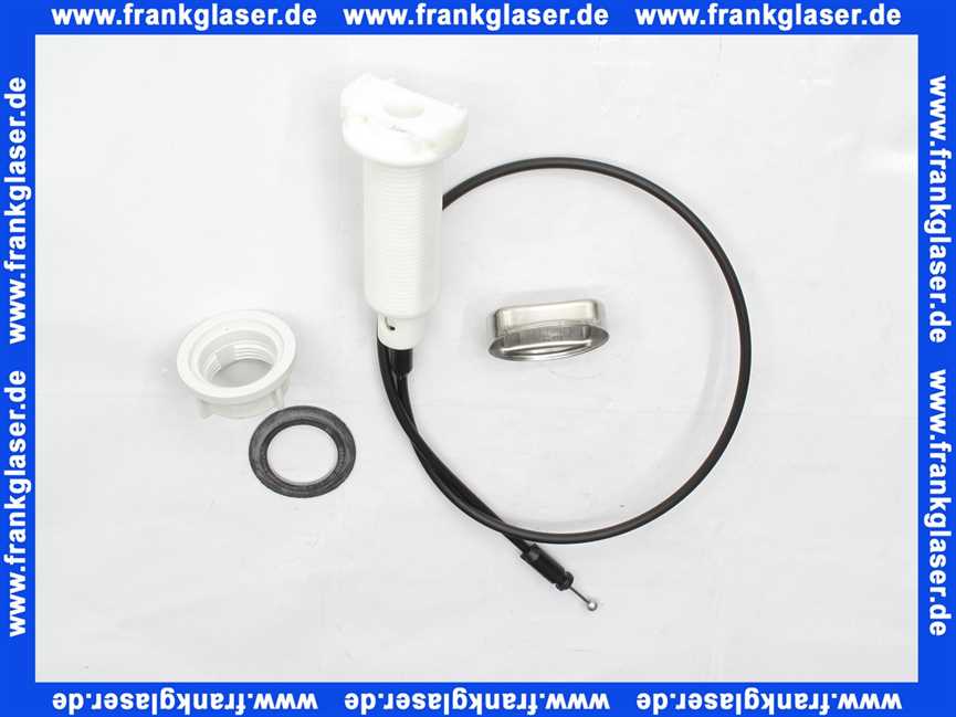 133.0005.632 Franke Bowdenzug für Spülenablauf Excentergarnitur