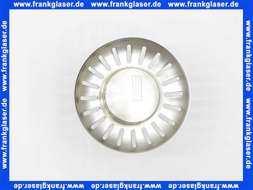 1330301532 Franke Siebkorb Stösselventil Stopfen für Spülbecken