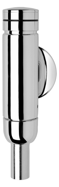 KWC Aquarotter WC-Spüler, AQUALINE, hydraulisch gesteuert, DN20, Aufputzmontage, Spülmenge und Volumenstrom einstellbar, Messing poliert verchromt, Betätigung und Verschraubung aus Kunststoff verchromt 2000100083