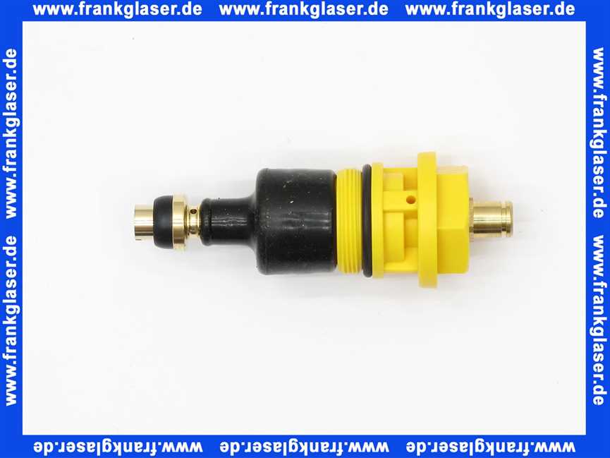 KWC Aquarotter Funktionsteil, waschen/spülen, für Aqualine Standventil und Aquam. Selbstschließend, DN15, gelb, 2000104372