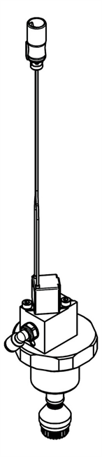 KWC Auqarotter Oberteil für Magnet-Druckspüler DN20 mit Magnetaufsatz und Anschlussadapter 24 VDC 2000104418