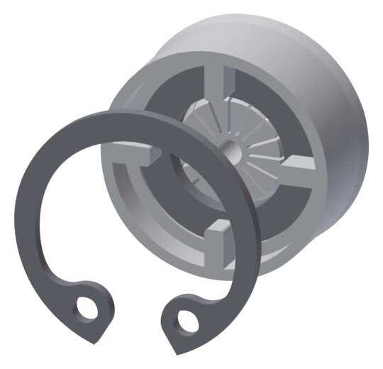 KWC Aquarotter Durchflussmengenregler, 9l, für Duschkopf und Duschpaneel F5 2000104782