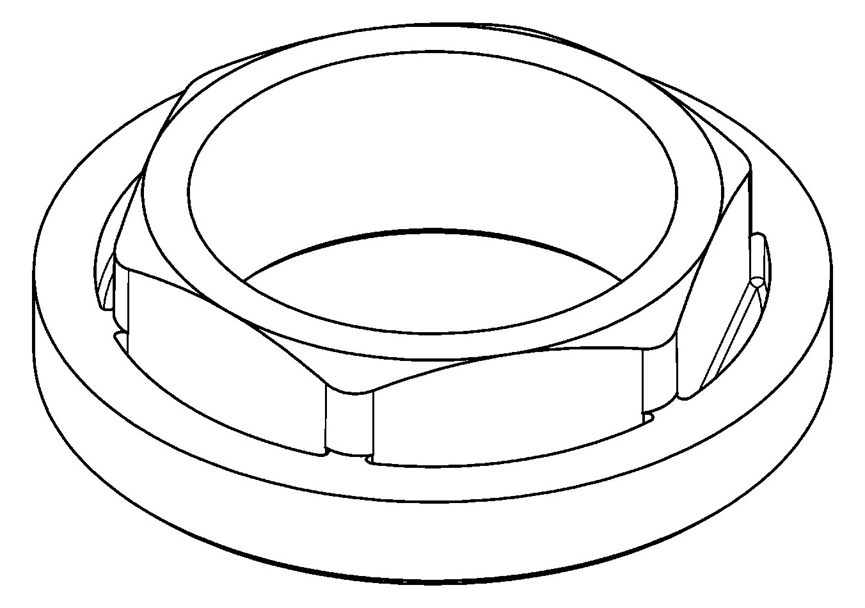 KWC Aquarotter Gewindering M33x1, für Funktionsteil 2000104881