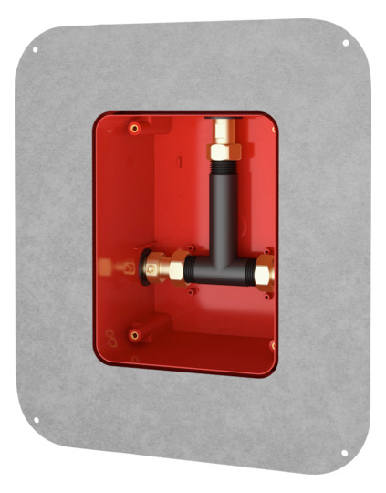 KWC Aquarotter Rohbauset, F5, Systembox R5, duschen, Warm- und Kaltwasser, Klebeflansch 2030028990