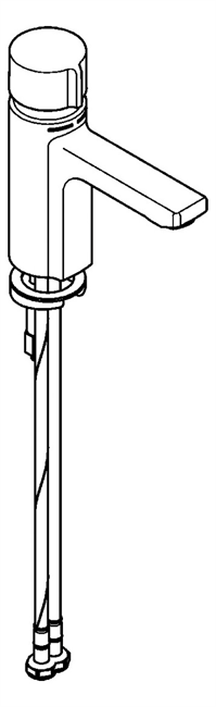 KWC Aquarotter Standbatterie, F5, hydr., Mischer, 5l verchromt 2030036163