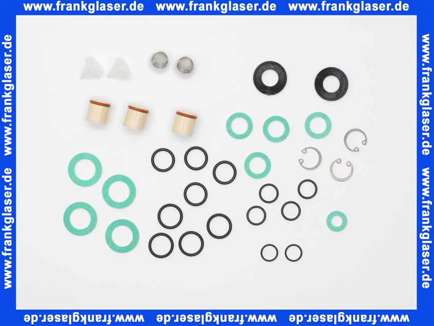 8150002003 KWC Aquarotter Ersatzteil Set Sicherungsringe, Dichtungen, Rückflußverhinderer, Schmutzsiebe, Oringe usw.