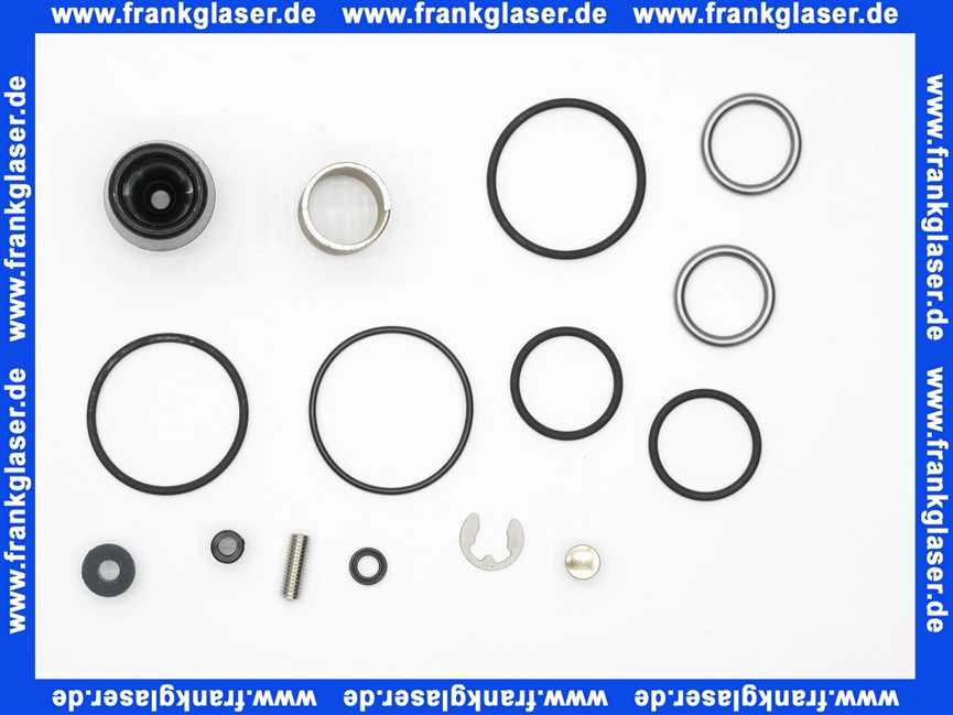 8250001010 KWC Aquarotter Ersatzteilset Gummis Dichtungssatz für Selbstschlussventil DN 20