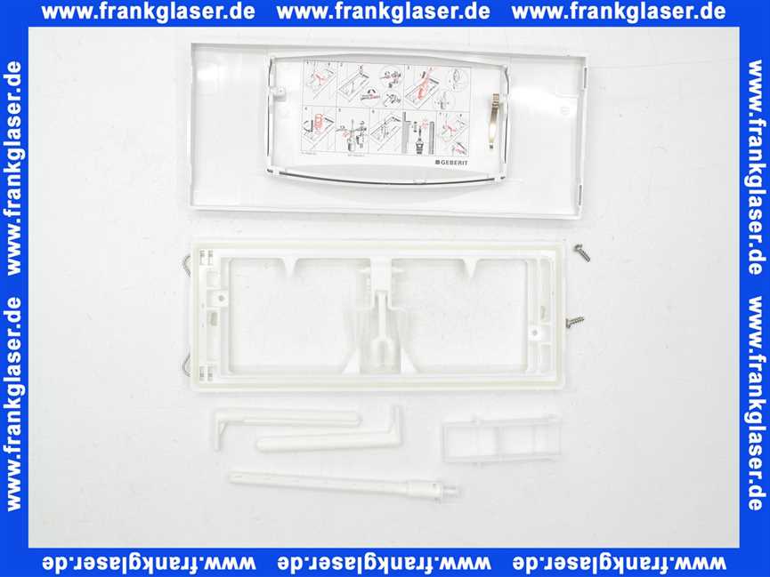 115333111 Geberit Betätigungsplatte 300T, für Spül-Stopp-Sp. weiß-alpin