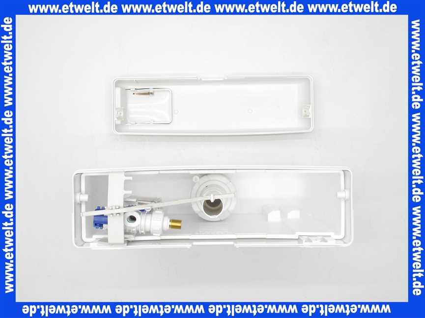 127005 AP Spülkasten Geberit weiß 6-9l halbhochhängend für Druckspüleraustausch