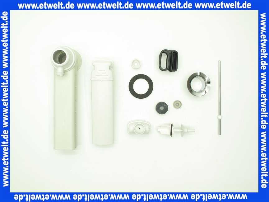 152018001 Geberit Waschbeckenanschluss mit integriertem Überlauf und Hebelbetätigung