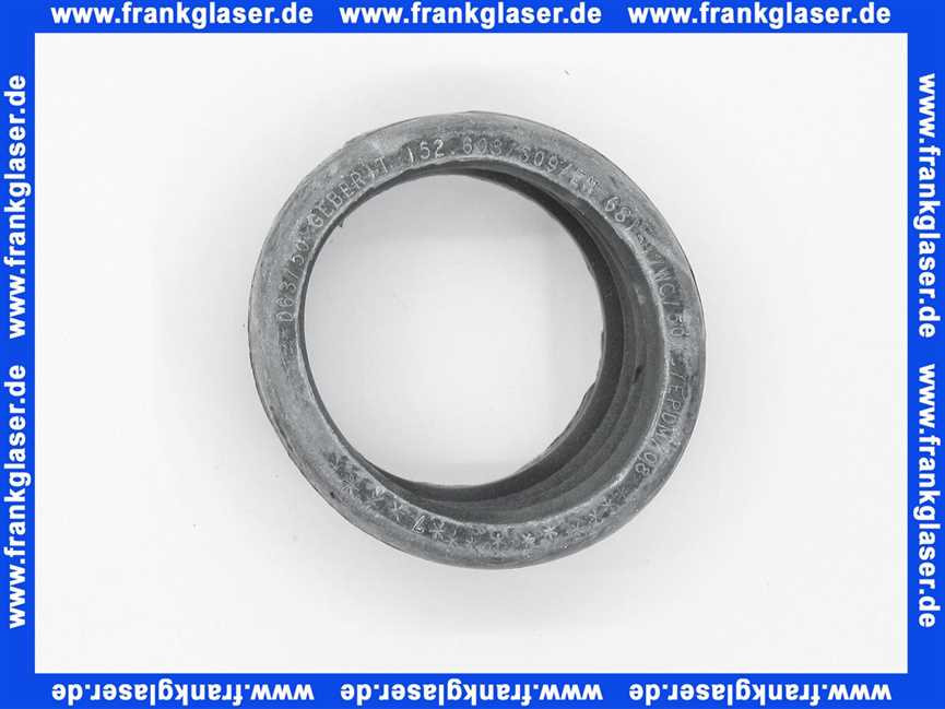 152693001 Geberit Manschette EPDM für d63 d 50x57 mm