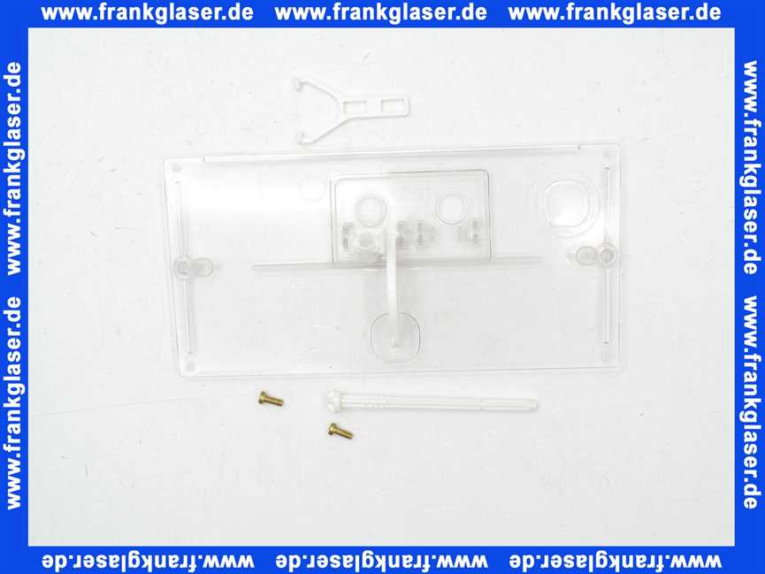 24002600 Geberit Schutzplatte transparent mit Betaetigungshebel für UP- Spülkasten