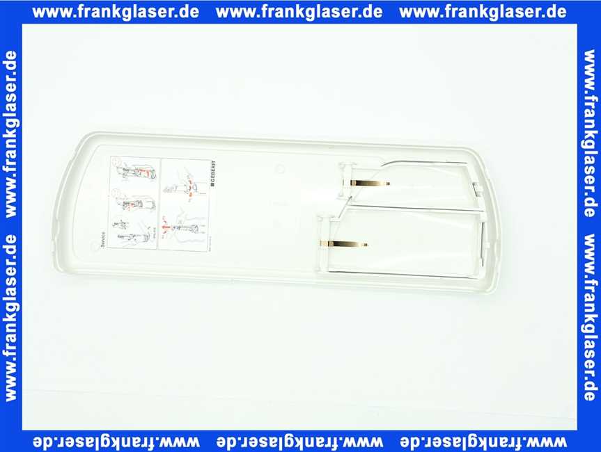 240425111 Geberit Spülkastendeckel weiß-alpin zu AP-Spk AP140 mit Tasten