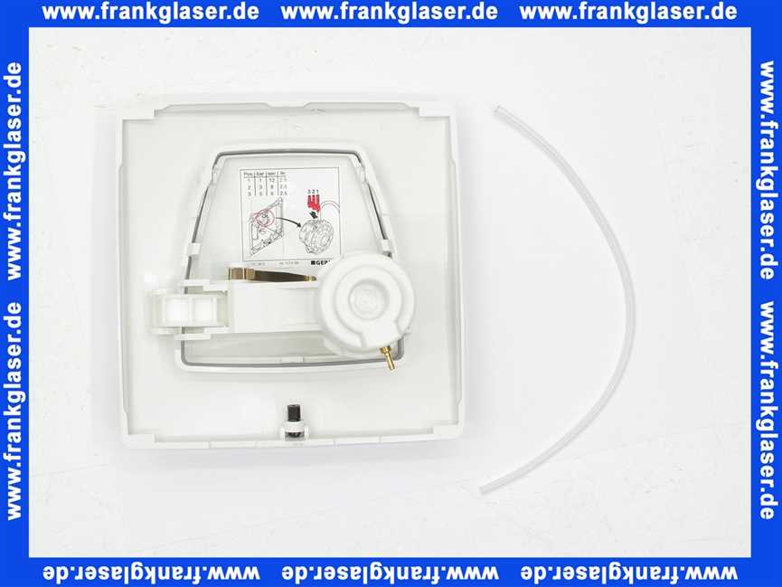 240562111 Geberit BetPl. Twinline zu UR-Strg. mit pneumatischer Sp-Ausl. weiß-alpin