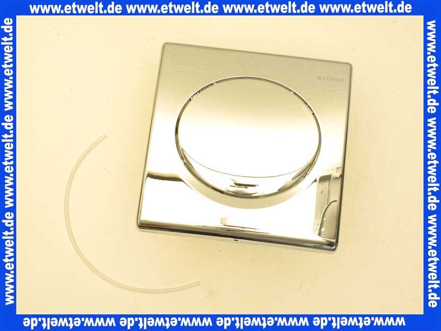 241319211 Geberit BetPl. Samba zu UR-Strg. mit pneumatischer Sp-Ausl. glanzverchromt